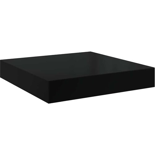  Plutajuće zidne police 2 kom sjajne crne 40 x 23 x 3,8 cm MDF Slike