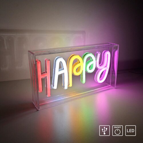  Okrasna svetilka Happy (Večbarvno, Do x &amp;Scaron; x V: 4 x 23 x 12,7 cm) Slike