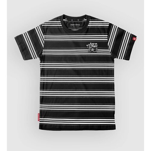 Loose Riders Keep On Diggin Tech Tee striped Cene