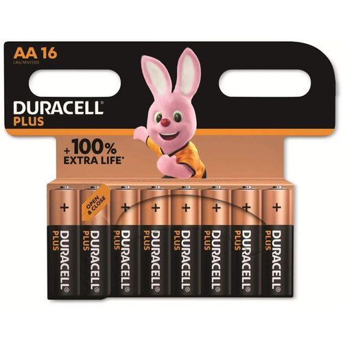 Duracell Plus-AA CP16 mignon (AA)-baterija alkalno-manganov 1.5 V 16 kos, (20431027) Cene