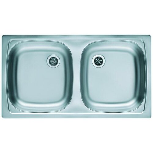 Alveus Pomivalno korito Alveus Basic 160 (dvojno, 78 x 43,5 cm, nerjavno jeklo) Slike