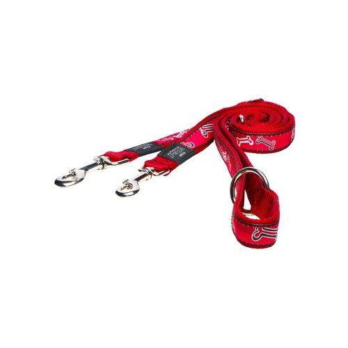 Rogz armed response povodac za pse, xl, red bone Slike
