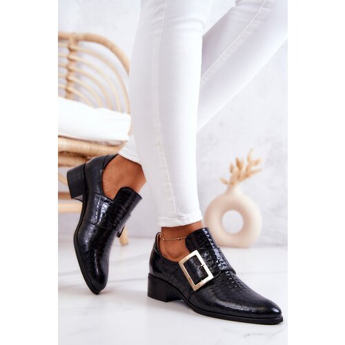 Kesi Shoes with buckle Black Taliya Slike