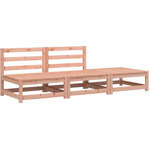 Maison Chic Vrtni kavč - Zunanji kavč brez naslonjal s stolčkom za noge trden les douglas, (22042019) Slike