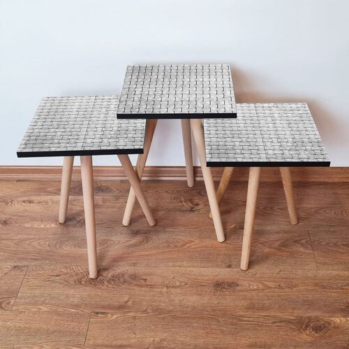 Hanah home set stolića za kafu 3Shp373, 3 dijela, &scaron;areni Cijene