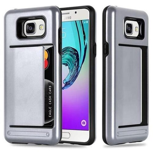 Cadorabo Ohi&amp;scaron;je, združljiv s Samsungom v oklepu Silver - Outdoor Hybrid Tard Catch Za&amp;scaron;čitni pokrov s kartico v težkem oblikovanju, (20563767) Slike
