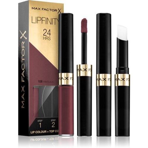 Max Factor Lipfinity Lip Colour dolgoobstojna šminka z balzamom odtenek 108 Frivolous Cene