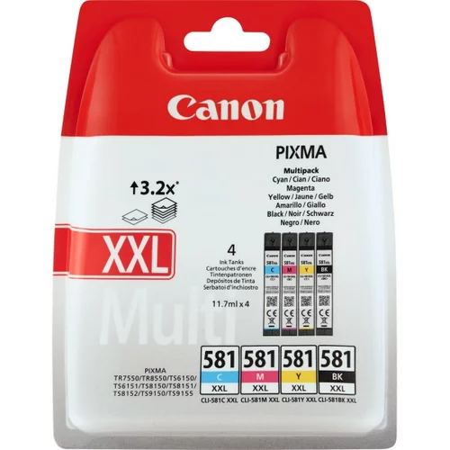 Canon Komplet barvnih kartuš CLI-581 XXL / Original