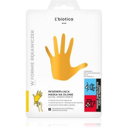 L´Biotica Regenerating Hand Mask regeneracijska maska za roke v obliki rokavic 1 par Cene