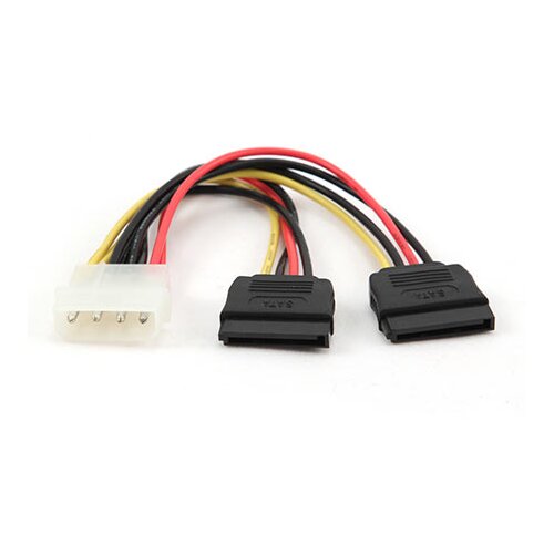 Gembird Kabl napojni interni Y, molex na 2xSerial ATA 15cm power cable, CC-SATA-PSY Slike