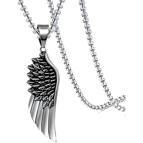 Ogrlica SI-33481 Wings - Srebrna KP33481 Cene
