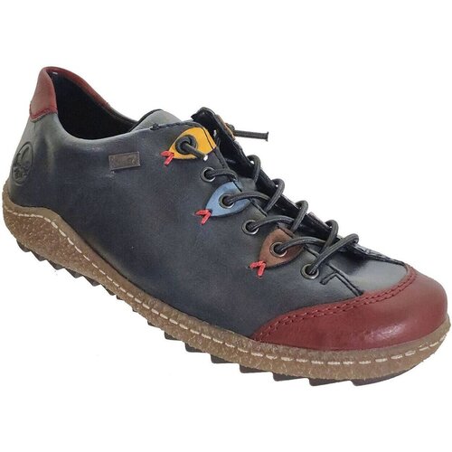 Rieker Čevlji Richelieu L7561 Modra Cene