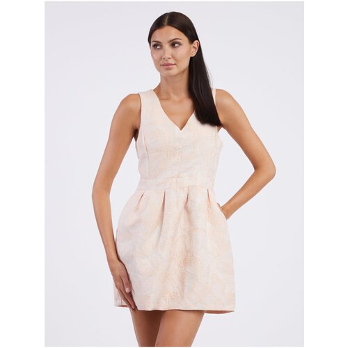 Camaieu Apricot Women's Dress with Pockets - Ladies Cene