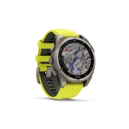 Garmin fenix 8 47, sap, solar, yellow (010-02906-21) Slike