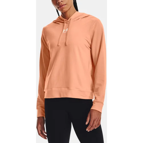 Under Armour Sweatshirt Rival Terry Hoodie-ORG - Women