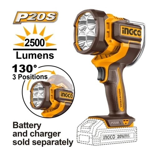 Ingco cwli20885 aku radna lampa solo 2500lm super ( CWLI20885 ) Cene