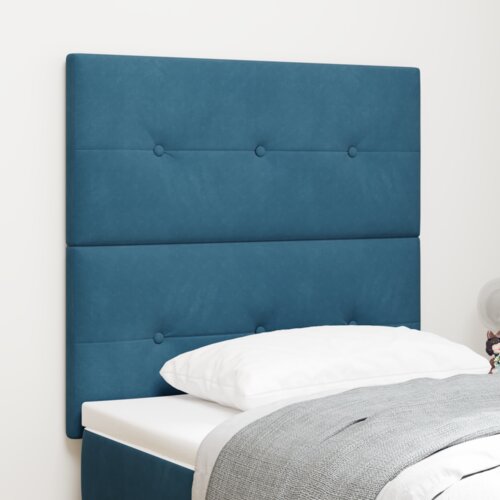  LED Headboard Temno modra 100 cm Žamet, (22052460) Cene