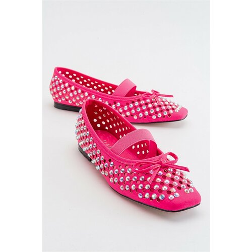 LuviShoes Babes Women's Fuchsia Flat Shoes Slike