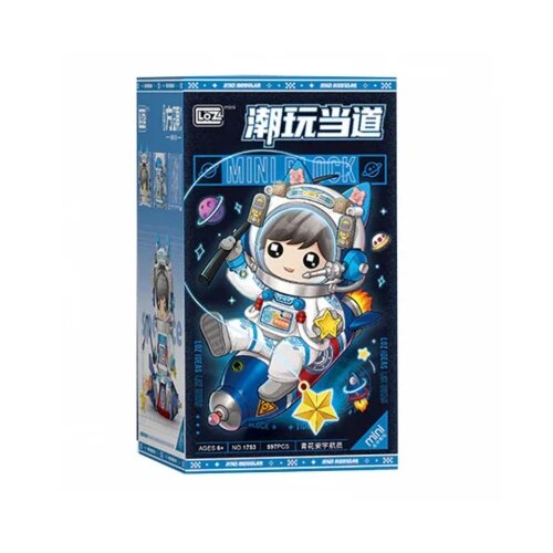 LOZ Blue and White Porcelain Astronauts Cene