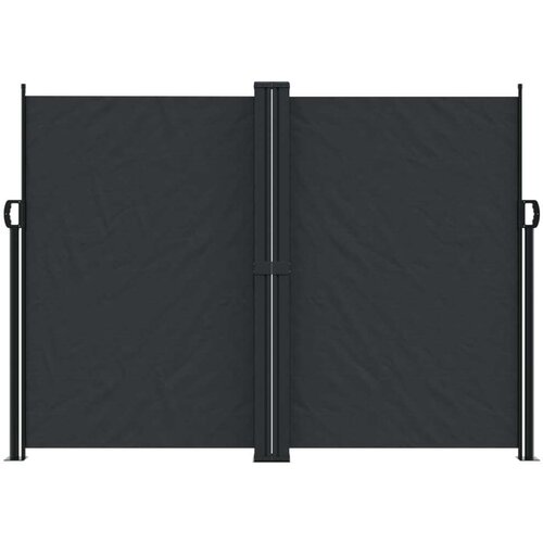  Bočna tenda na uvlačenje crna 180 x 1200 cm Slike