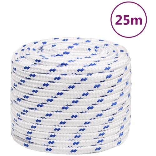 vidaXL Vrv za čoln bela 16 mm 25 m polipropilen Cene
