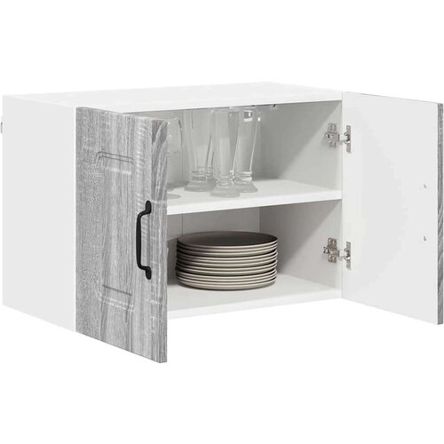 VidaXL zidni kuhinjski ormarić s policom siva sonoma 60 x 31 x 40 cm Slike