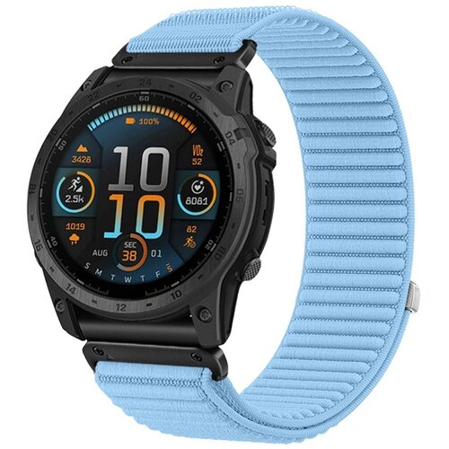 INF Združljiv najlonski pa&scaron;ček za uro Garmin Fenix 8/7X/Epix Pro/Tactix 8 Blue 22 mm, (5000078785) Cene