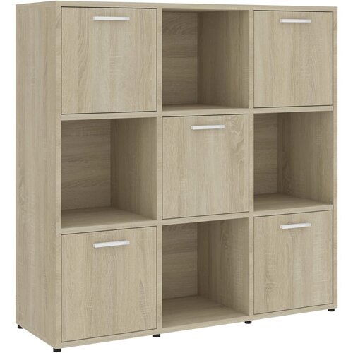 Maison Chic Knjižna omara - Knjižni regal sonoma hrast 90x30x90 cm iverna plo&amp;scaron;ča, (21725671) Slike