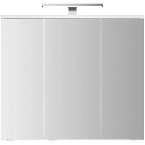 JOKEY Kupaonski ormarić s LED ogledalom Arda (&amp;Scaron; x V: 72,5 x 68,5 cm, Drvo, Bijela) Slike
