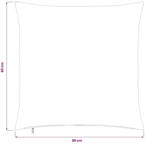  Presvlaka za jastuk 6 pcs HEERLEN Zelena Siva 80 x 80 cm Kord - Siva zelena 80 x 80 cm 6 Slike