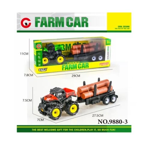 Hk Mini IGRAČKA FARMERSKI TRAKTOR, CRVENI Slike