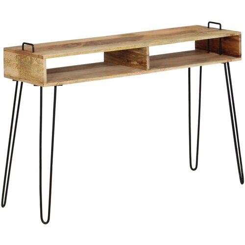  Konzolna mizica iz trdnega mangovega lesa 115x35x76 cm Slike