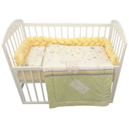 Baby Textil Textil komplet posteljina za bebe 4u1 Ovčica, 120x80 Slike