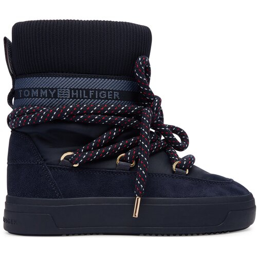 Tommy Hilfiger Škornji za sneg Tommytech Rwb Snowboot Warm FW0FW09163 Mornarsko modra Cene
