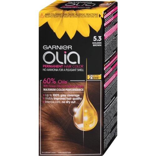 Garnier Olia boja za kosu 5.3 zlatno smeđa Slike