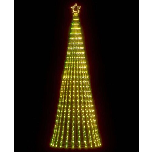 VidaXL LED božično drevo 475 LED toplo bela 247 cm Slike