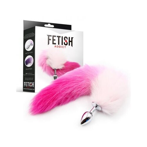Fetish Addict analni čep Fox Tail roza Cene