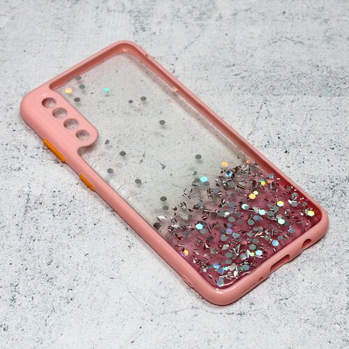 maska frame glitter za samsung A307F/A505F/A507F galaxy A30s/A50/A50s roze Slike