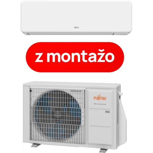 Fujitsu klimatska naprava z montažo ASEH12KGTG / AOEH12KGCG, 3,4 kW Cene