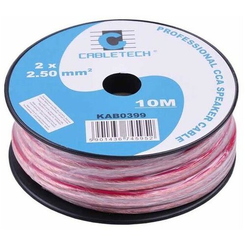 Cabletech kabel za avtozvočnike 10m 2x2.5mm SW-2X2.5 TR/10 transparent Cene