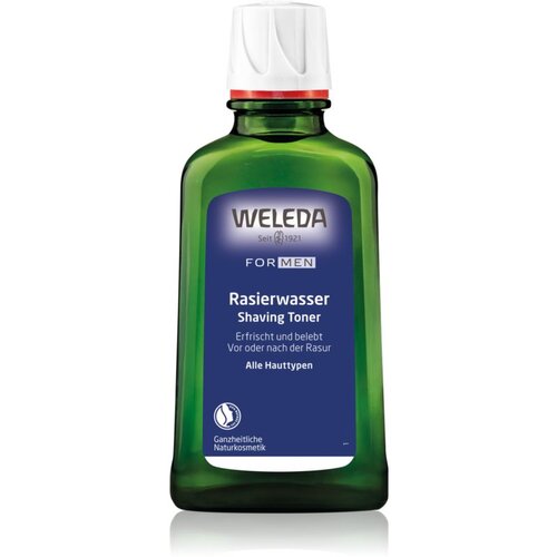 Weleda men shaving toner osvježavajuća voda prije i nakon brijanja 100 ml Slike