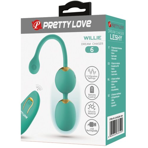 Pretty Love 2025 Vibracijske Kroglice Pretty Love Willie Green Slike