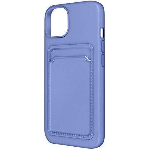 forcell Ovitek za iPhone 12 in 12 Pro z držalom za kartico, mehak silikon, - vijolicen, (20715330) Cene