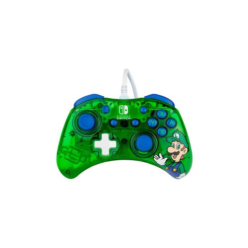 Nintendo Switch Wired Controller Rock Candy Mini Luigi Cene