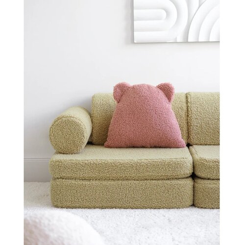 Wigiwama Rožnata otro&amp;scaron;ka sedežna blazina boucl&amp;eacute; Bear &amp;ndash; Slike