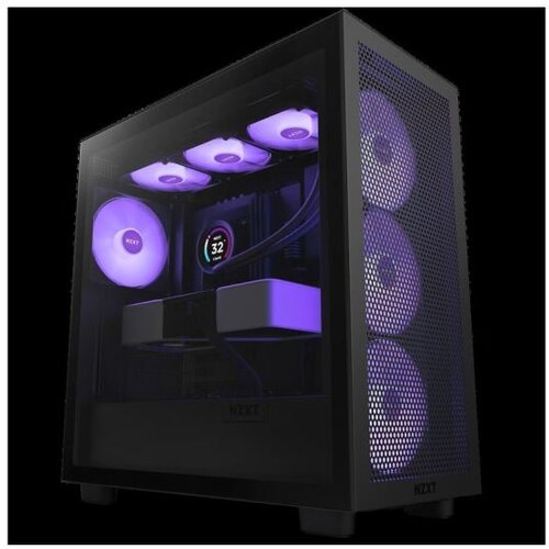 NZXT CASE H7 FLOW BLACK RGB Mini-ITX, Micro-ATX, ATX Mid-Tower, 4x fans Cijene
