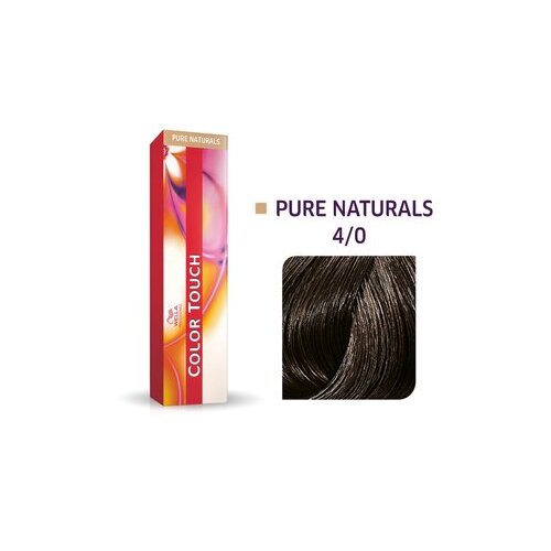 Wella Professionals Color Touch Pure Naturals profesionalna demi-permanentna barva za lase z večdimenzionalnim učinkom 4/0 60 ml Slike