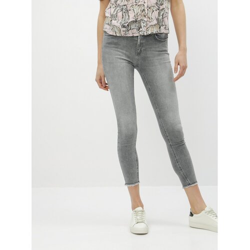 Only Grey Cropped Skinny Fit Jeans Blush Slike
