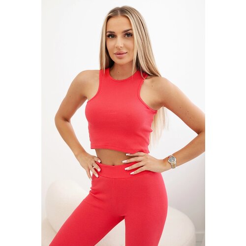 Kesi 3-piece set sweatshirt + top + leggings raspberry Cijene