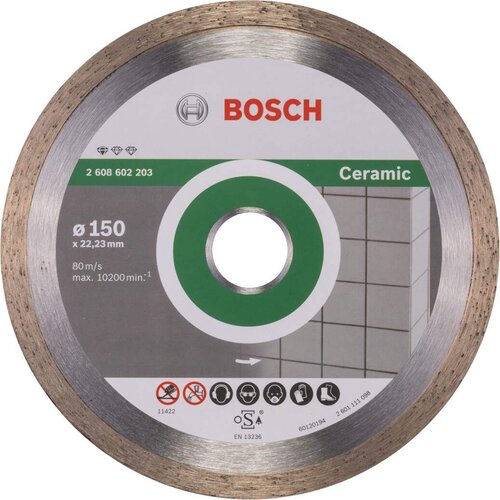 Bosch dijamantska rezna ploča Standard for Ceramic 150 x 22,23 x 1,6 x 7 mm - pakovanje od 1 komada (2608602203) Cene
